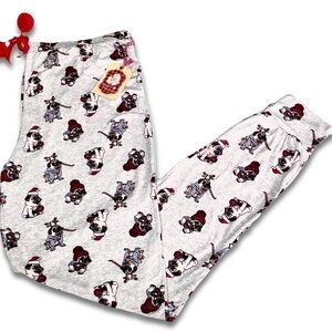 Holiday Pug Pajama Pants ❅ Santa Reindeer